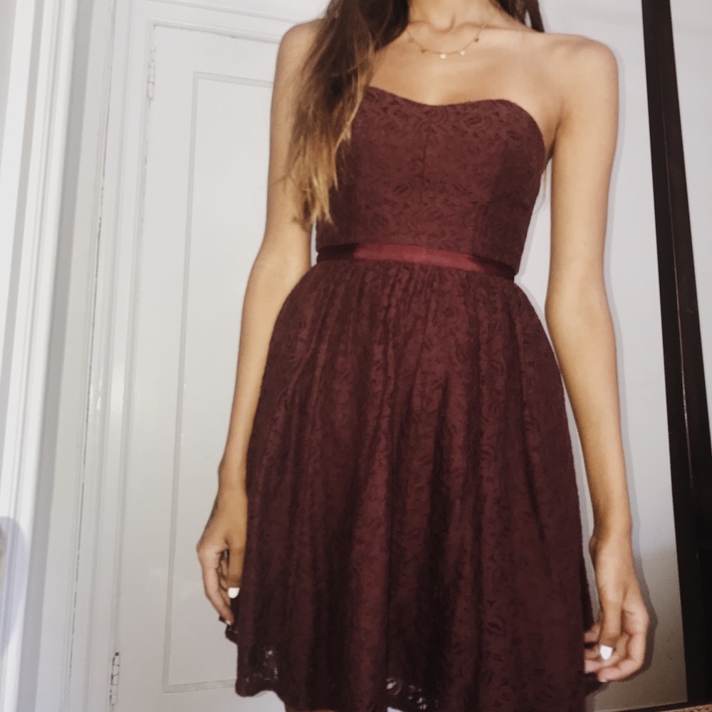 Jack Wills Winter 2013 Lace strapless Dress